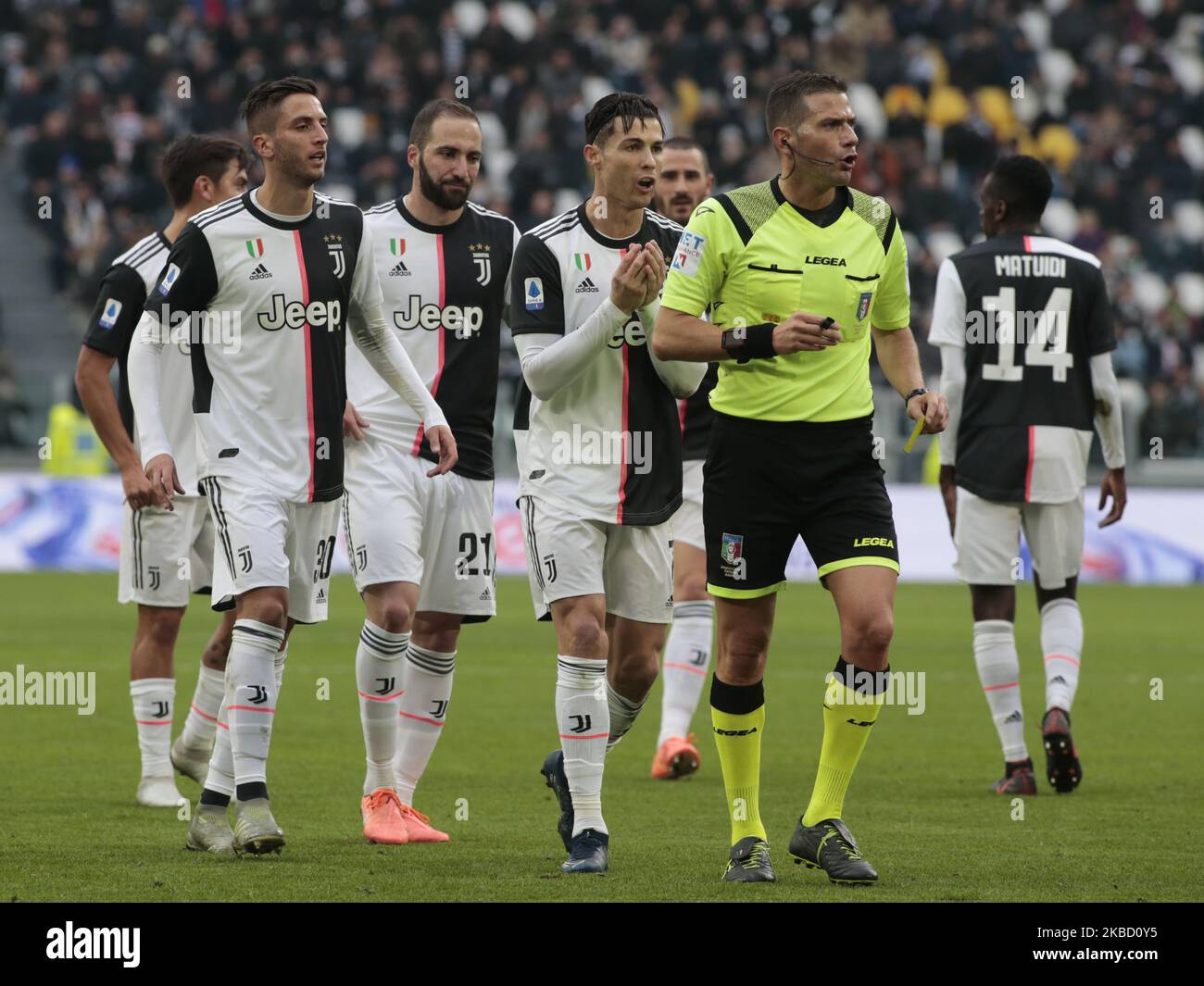 Squadra Juventus durante la Serie Una partita tra Juventus e Udinese, a  Torino, il 15 dicembre 2019 (Foto di Loris Roselli/NurPhoto Foto stock -  Alamy