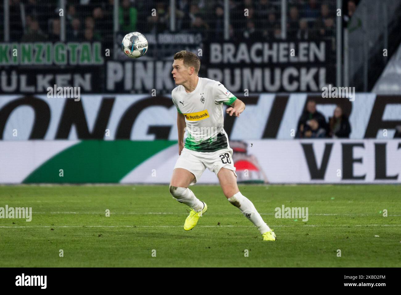 Matthias Ginter di Borussia Monchengladbach durante il 1. Partita della Bundesliga tra VfL Wolfsburg e Borussia Monchengladbach alla Volkswagen Arena il 15 dicembre 2019 a Wolfsburg, Germania. (Foto di Peter Niedung/NurPhoto) Foto Stock