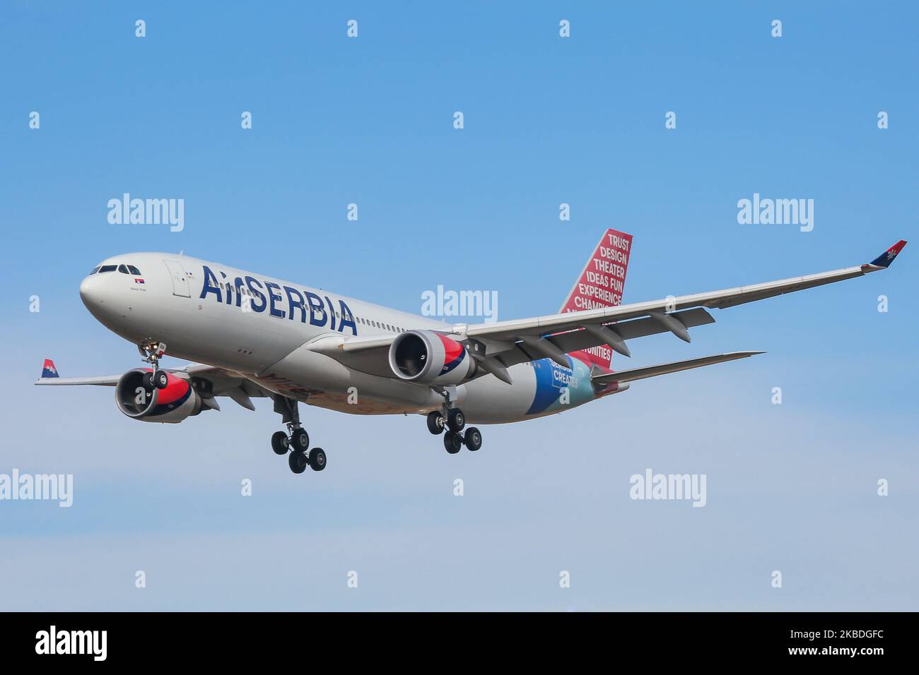 Air Serbia Airbus A330-200 aeromobile con registrazione YU-ARA come ...