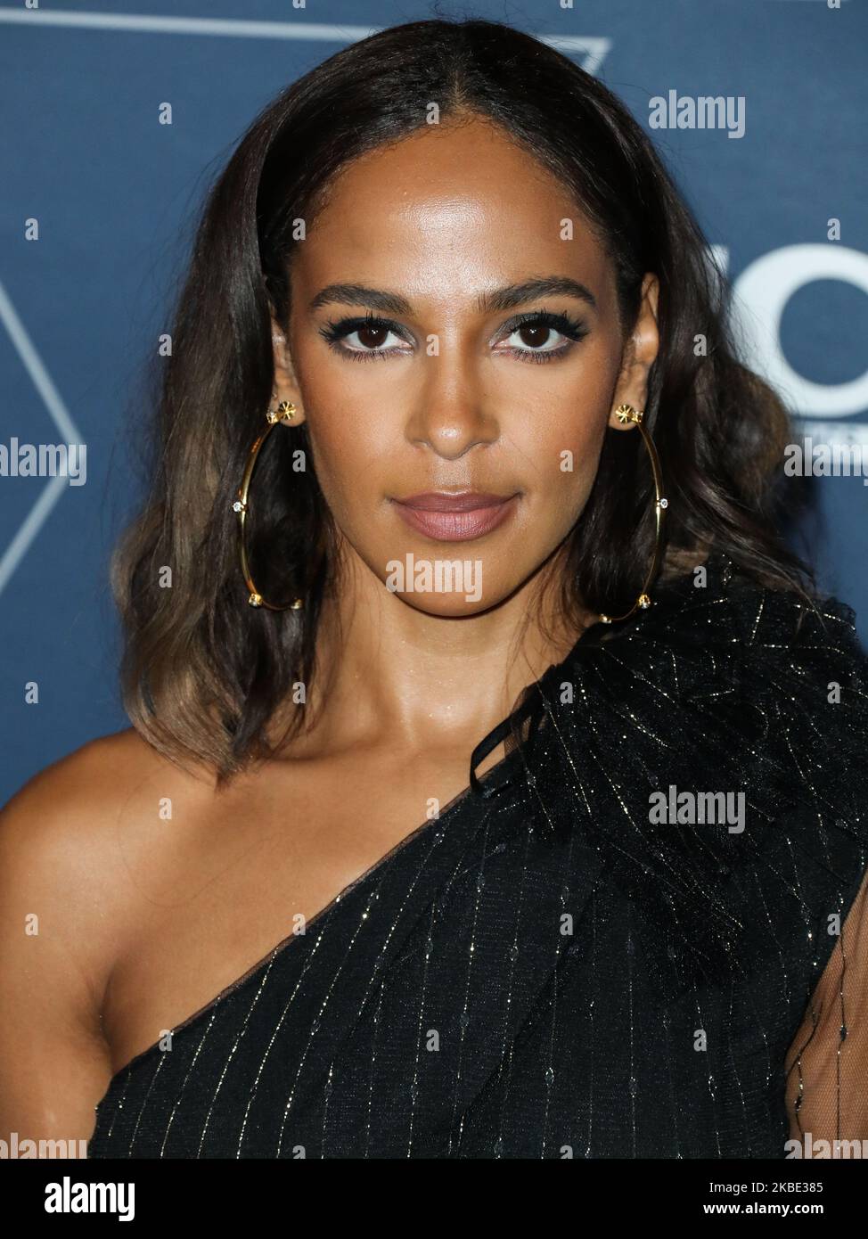 PASADENA, LOS ANGELES, CALIFORNIA, USA - GENNAIO 07: L'attrice Megalyn Echikunwoke arriva al FOX Winter TCA 2020 All-Star Party che si tiene al Langham Huntington Hotel il 7 Gennaio 2020 a Pasadena, Los Angeles, California, Stati Uniti. (Foto di Xavier Collin/Image Press Agency/NurPhoto) Foto Stock