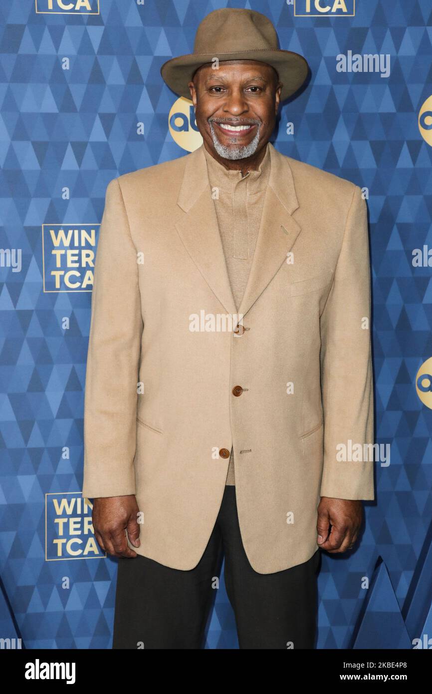PASADENA, LOS ANGELES, CALIFORNIA, USA - GENNAIO 08: L'attore James Pickens Jr. Arriva al TCA Winter Press Tour 2020 della ABC Television, tenutosi presso il Langham Huntington Hotel il 8 Gennaio 2020 a Pasadena, Los Angeles, California, Stati Uniti. (Foto di Xavier Collin/Image Press Agency/NurPhoto) Foto Stock