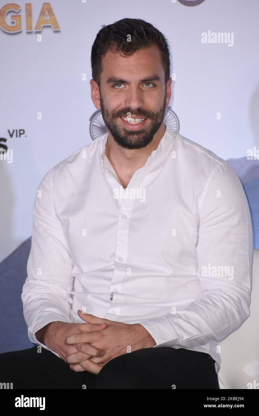 Giuseppe gamba parla durante una conferenza stampa per promuovere il film di Cindy la Regia, all'Oasi Cinepolis Coyoacan, il 14 gennaio 2020 Città del Messico (Photo by Eyepix/NurPhoto) Foto Stock Giuseppe gamba parla durante una conferenza stampa per promuovere il film di Cindy la Regia, all'Oasi Cinepolis Coyoacan, il 14 gennaio 2020 Città del Messico (Photo by Eyepix/NurPhoto) Foto Stock
