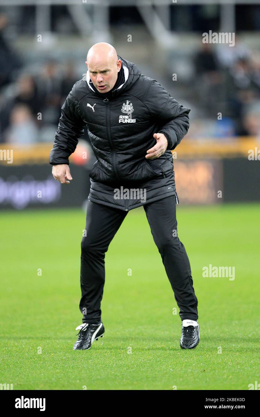 Steve Agnew l'assistente manager di Newcastle United durante la partita di fa Cup tra Newcastle United e Rochdale al St. James's Park, Newcastle, martedì 14th gennaio 2020. (Foto di Mark Fletcher/MI News/NurPhoto) Foto Stock