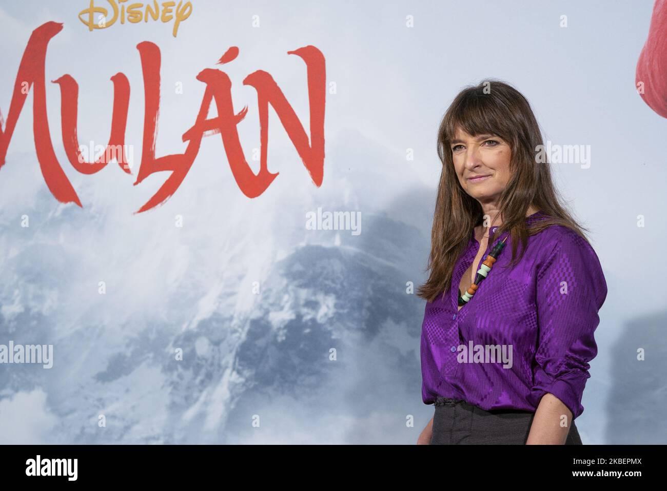 Il costume designer del film, Bina Dailinger, posa per la foto della presentazione del film ‘Mulan’ Disney all’Hotel Santo Mauro il 17 gennaio 2020 a Madrid, Spagna. (Foto di Oscar Gonzalez/NurPhoto) Foto Stock