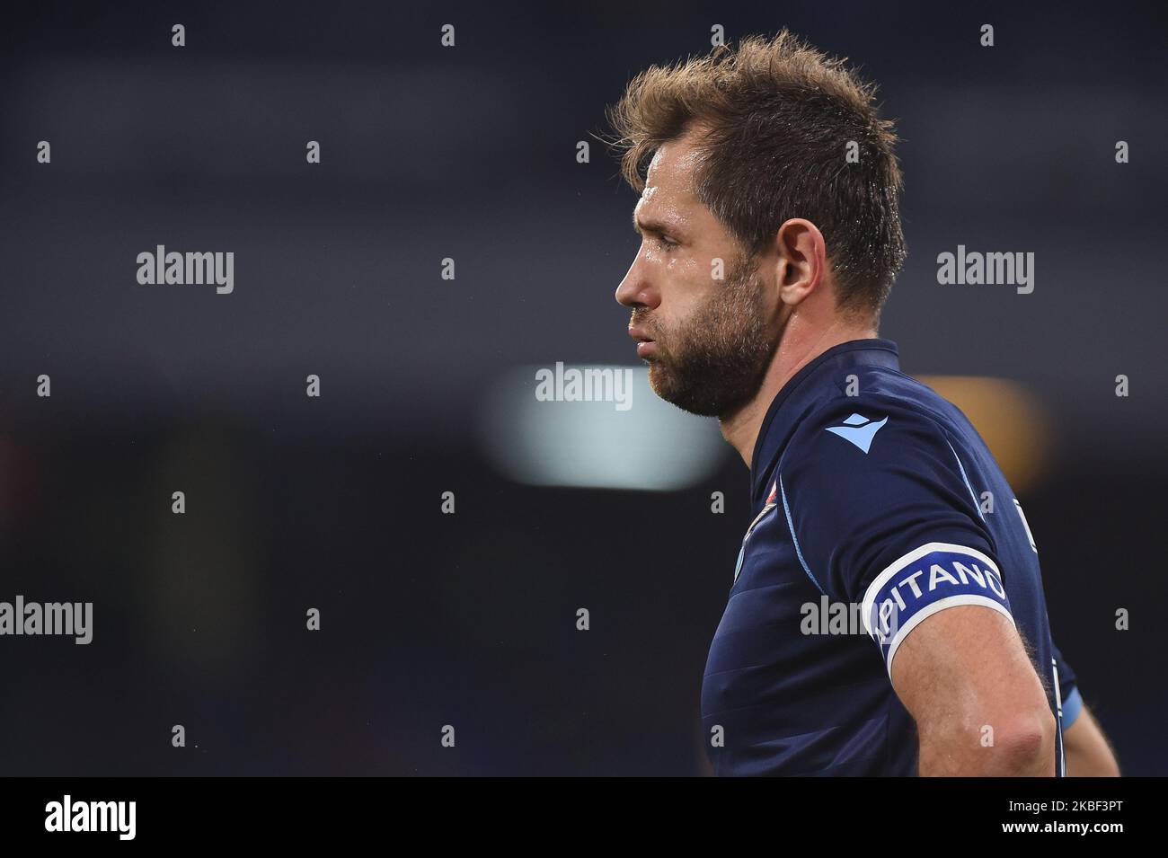 Senad Lulic della SS Lazio durante la partita della Coppa Italia tra SSC Napoli e SS Lazio allo Stadio San Paolo Napoli il 21 gennaio 2020. (Foto di Franco Romano/NurPhoto) Foto Stock