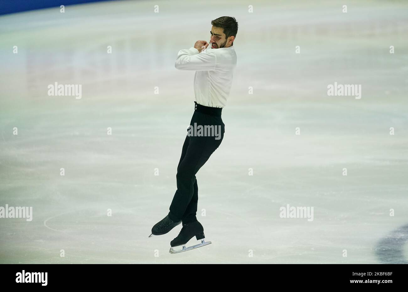 Slavik Hayrapetyan di Armenia durante il Men Free Skating al Campionato europeo di Pattinaggio a figure ISU a Steiermarkhalle, Graz, Austria il 23 gennaio 2020. (Foto di Ulrik Pedersen/NurPhoto) Foto Stock Slavik Hayrapetyan di Armenia durante il Men Free Skating al Campionato europeo di Pattinaggio a figure ISU a Steiermarkhalle, Graz, Austria il 23 gennaio 2020. (Foto di Ulrik Pedersen/NurPhoto) Foto Stock