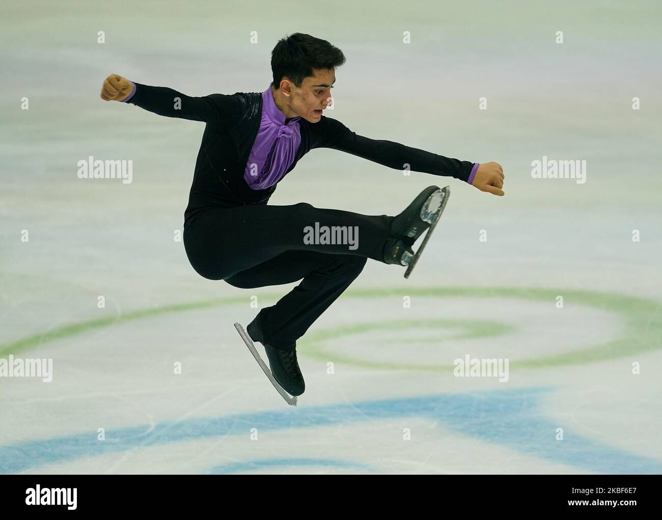 Artur Danielian di Russia durante il Men Free Skating al Campionato europeo di Pattinaggio a figure ISU a Steiermarkhalle, Graz, Austria il 24 gennaio 2020. (Foto di Ulrik Pedersen/NurPhoto) Foto Stock Artur Danielian di Russia durante il Men Free Skating al Campionato europeo di Pattinaggio a figure ISU a Steiermarkhalle, Graz, Austria il 24 gennaio 2020. (Foto di Ulrik Pedersen/NurPhoto) Foto Stock