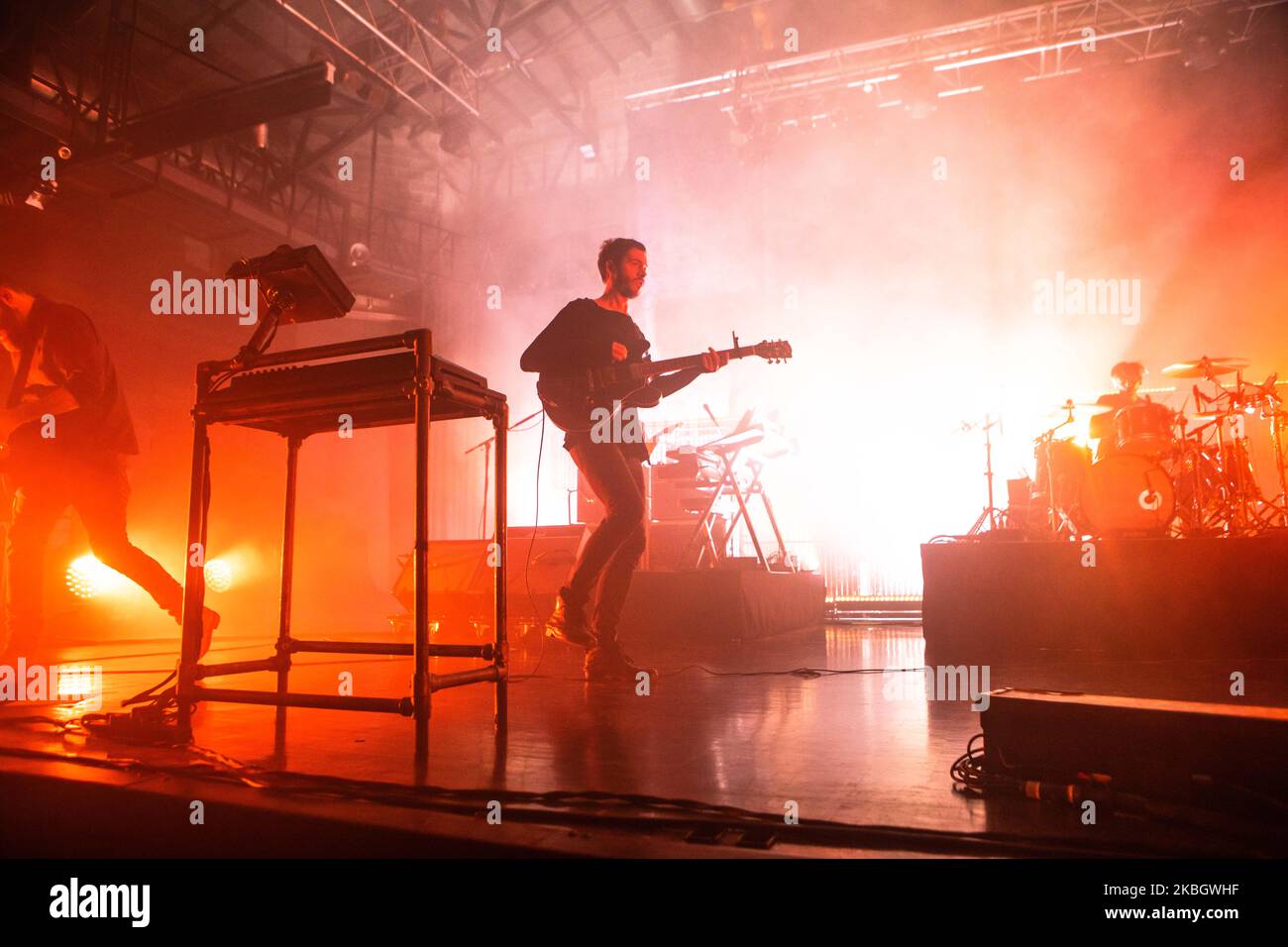 Tom Smith della rock band inglese Editors suona dal vivo ad Alcatraz a Milano il 12 2020 febbraio (Photo by Mairo Cinquetti/NurPhoto) Foto Stock