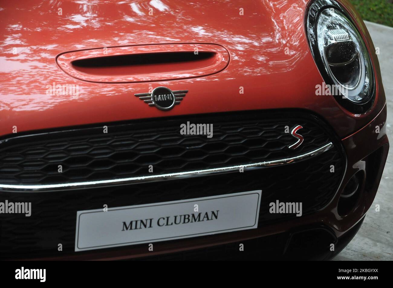 Il lancio del nuovo MINI John Coopers Works a Giacarta, il febbraio 14,2020. MINI Indonesia ha lanciato il nuovo MINI Clubman che consiste di due varianti: MINI Cooper Clubman e MINI Cooper S Clubman, mentre John Cooper Works è presente nelle VARIANTI MINI JCW Clubman e MINI JCW Countryman. Dasril Roszandi (Foto di Dasril Roszandi/NurPhoto) Foto Stock