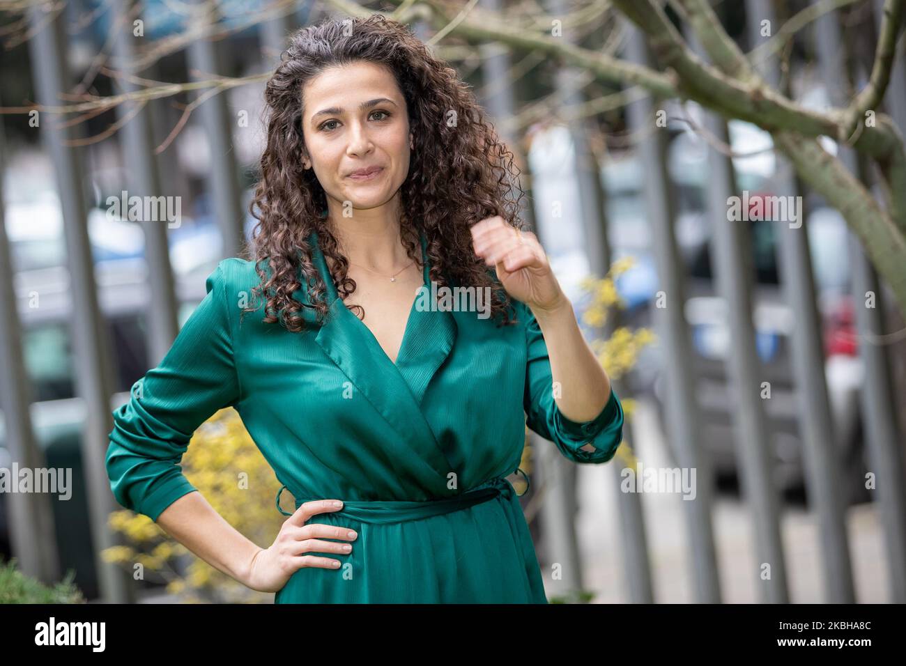 Katia Greco partecipa alla Photocall 'il Commissario Montalbano' a Roma il 20 febbraio 2020. (Foto di Mauro Fagiani/NurPhoto) Foto Stock