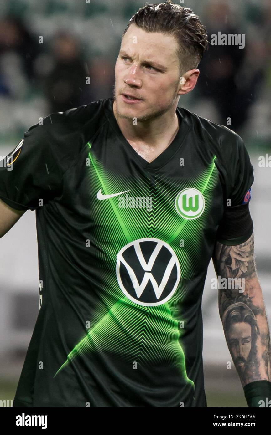 Wout Weghorst after the UEFA Europa League last 32 first leg