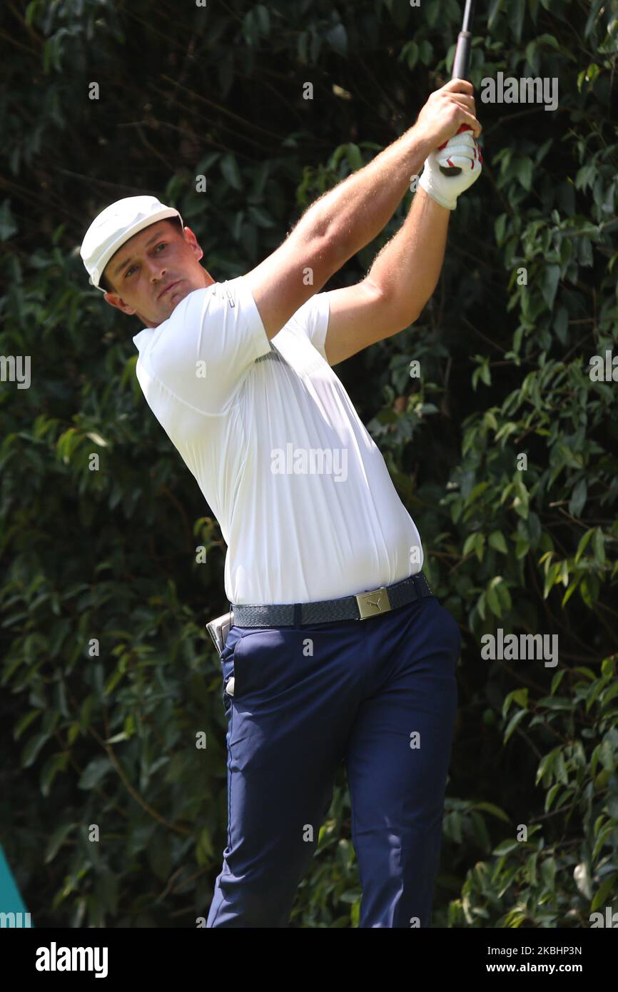 Bryson DeChambeau of the USA compete durante l'ultimo round il torneo PGA World Golf Championship (WGC) al Chapultepec Golf Club il 23 febbraio 2020 a Città del Messico (Photo by Eyepix/NurPhoto) Foto Stock