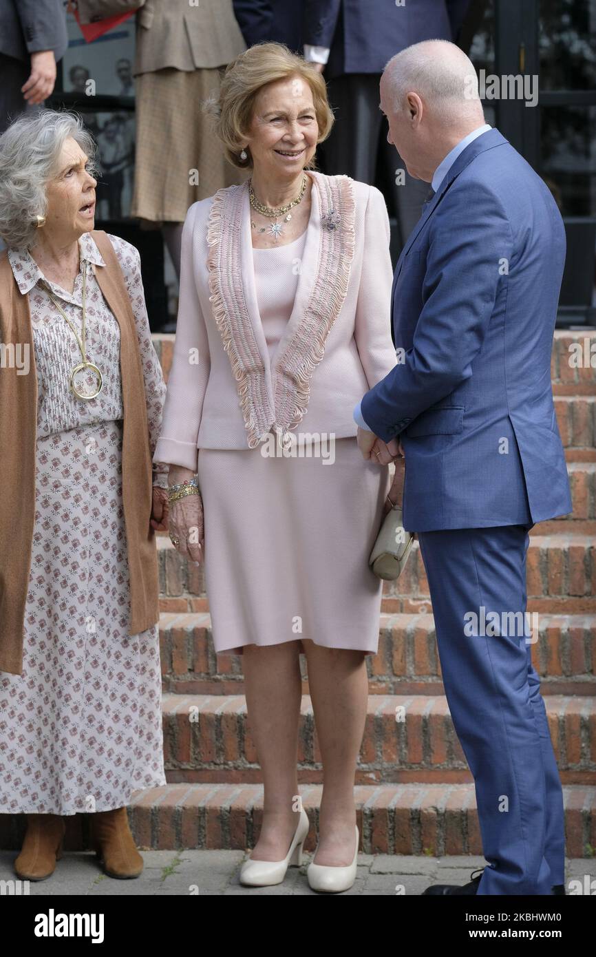 Regina Sofia di Spagna durante la delegazione Inigo Alvarez de Toledo alla Ricerca scientifica in Nefrologia premi e libro premiere “Un colpo di istinto. 40 anni di lavoro per il paziente renale “a Madrid, 25 febbraio 2020. Spagna (Foto di Oscar Gonzalez/NurPhoto) Foto Stock