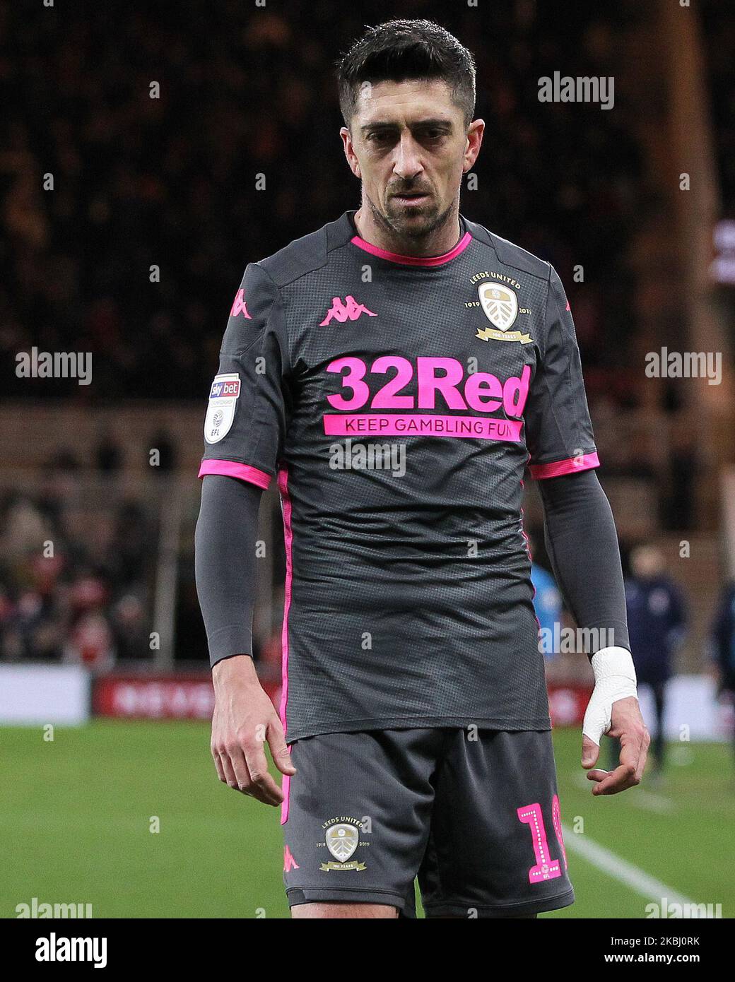 Pablo Hernandez di Leeds United durante la partita del campionato Sky Bet tra Middlesbrough e Leeds United al Riverside Stadium di Middlesbrough mercoledì 26th febbraio 2020. (Foto di Mark Fletcher/MI News/NurPhoto) Foto Stock