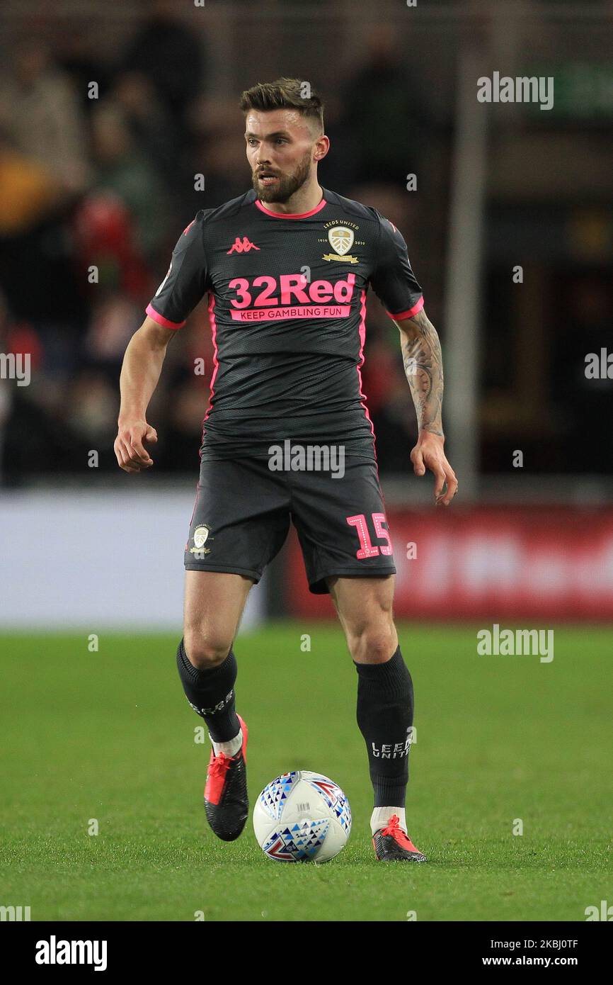 Stuart Dallas di Leeds United durante la partita del campionato Sky Bet tra Middlesbrough e Leeds United al Riverside Stadium di Middlesbrough mercoledì 26th febbraio 2020. (Foto di Mark Fletcher/MI News/NurPhoto) Foto Stock