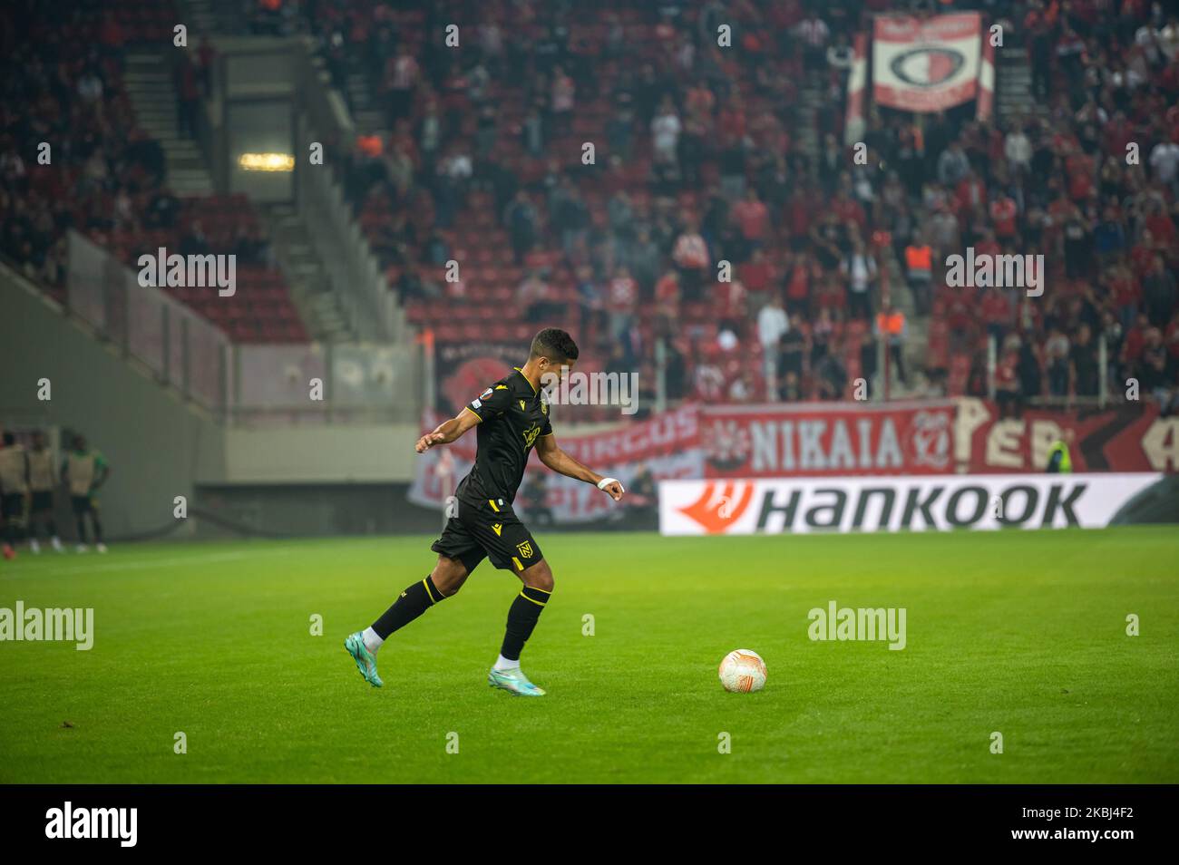 Athens, Greece. 03rd Nov, 2022. LUDOVIC BLAS of FC Nantes FC during the UEFA Europa League group G match between Olympiacos FC and FC Nantes at the Karaiskakis Stadium on November 3, 2022 in Athens, Greece Credit: Independent Photo Agency/Alamy Live News Foto Stock