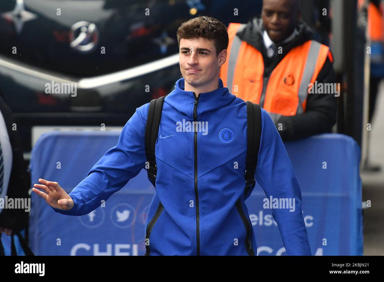 Kepa Arrizabalaga durante la partita della Premier League tra Chelsea ed Everton a Stamford Bridge, Londra, domenica 8th marzo 2020. (Foto di MI News/NurPhoto) Foto Stock