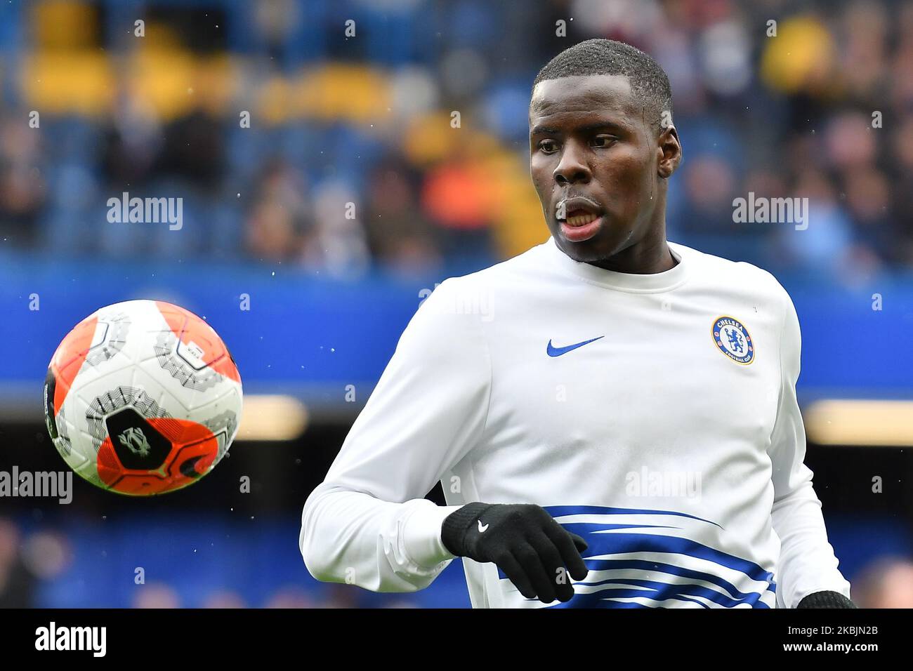 Kurt Zouma durante la partita della Premier League tra Chelsea ed Everton a Stamford Bridge, Londra, domenica 8th marzo 2020. (Foto di MI News/NurPhoto) Foto Stock