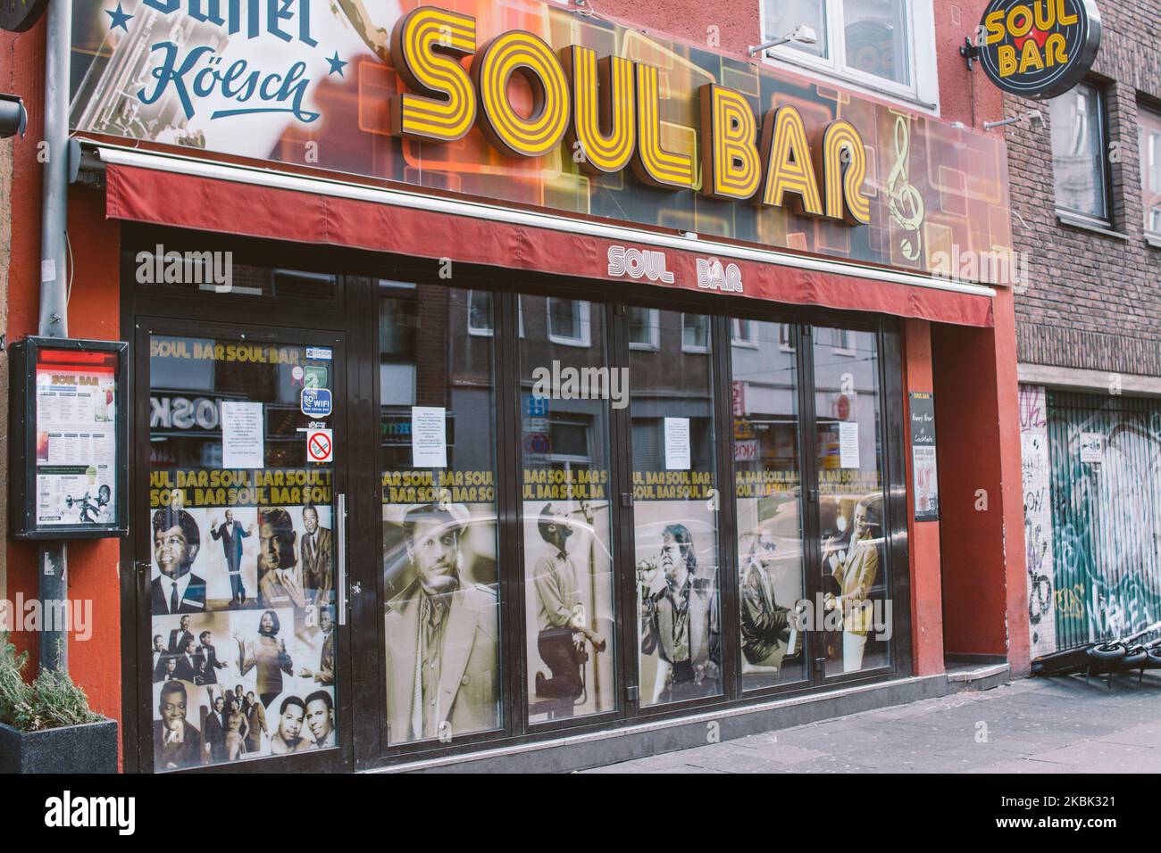 La vista esterna di Soul Bar a colonia (foto di Ying Tang/NurPhoto) Foto Stock