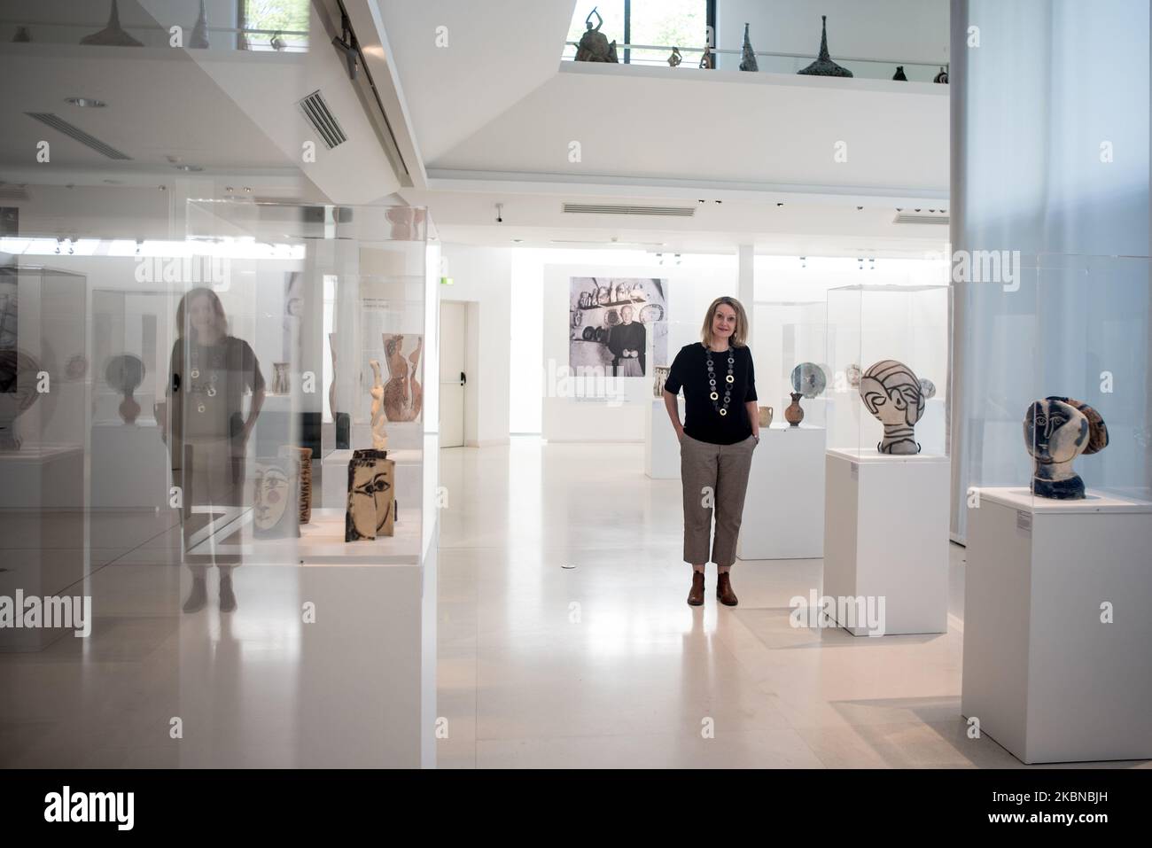 L'interno del MIC, il Museo Internazionale della Ceramica, a Faenza, con il Direttore Claudia L'interno del MIC, il Museo Internazionale della Ceramica, a Faenza, con il Direttore Claudia