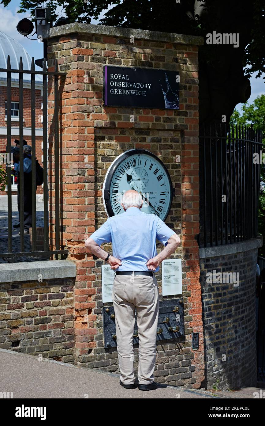© 2022 John Angerson. Greenwich, Londra. Foto Stock