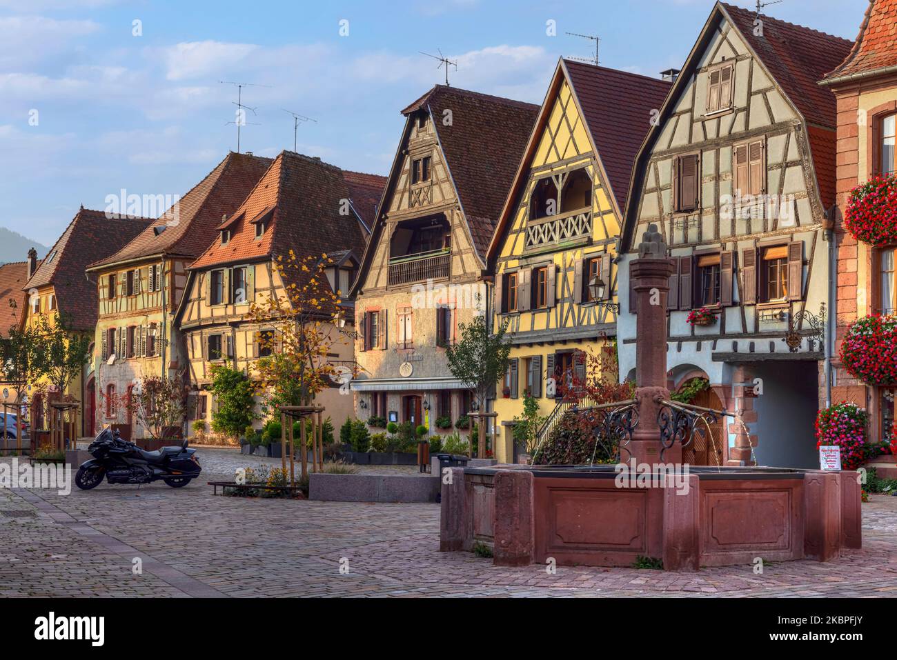 Bergheim, Alsazia, Alto Reno, Grand Est, Francia Foto Stock