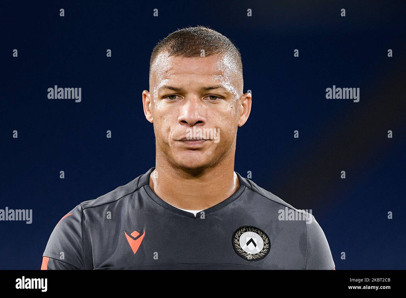 Sebastian De Maio di Udinese durante la Serie Una partita tra AS Roma e Udinese allo Stadio Olimpico di Roma il 2 luglio 2020. (Foto di Giuseppe Maffia/NurPhoto) Foto Stock