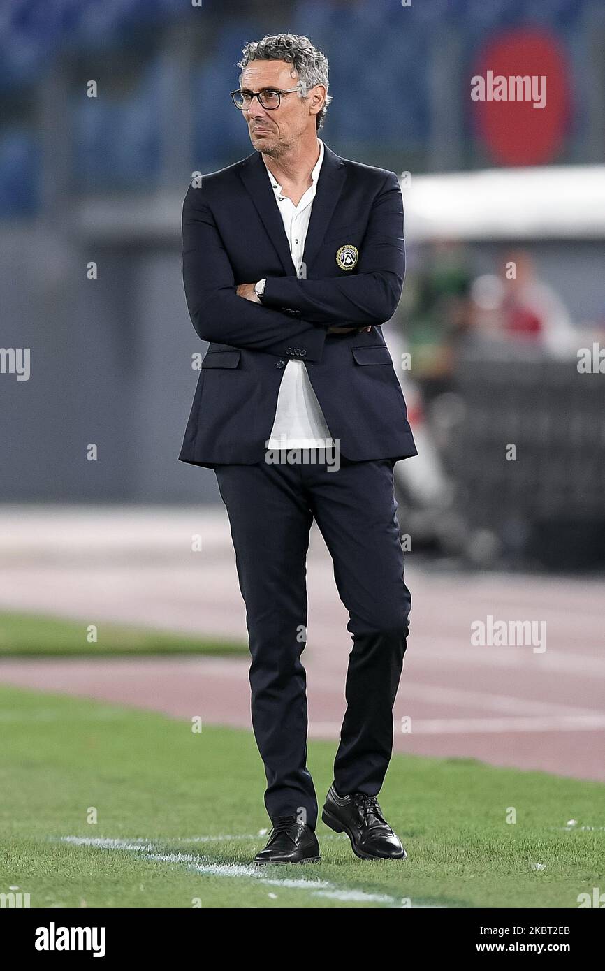 Luca Gotti manager di Udinese durante la Serie Un match tra ROMA e Udinese allo Stadio Olimpico di Roma il 2 luglio 2020. (Foto di Giuseppe Maffia/NurPhoto) Foto Stock