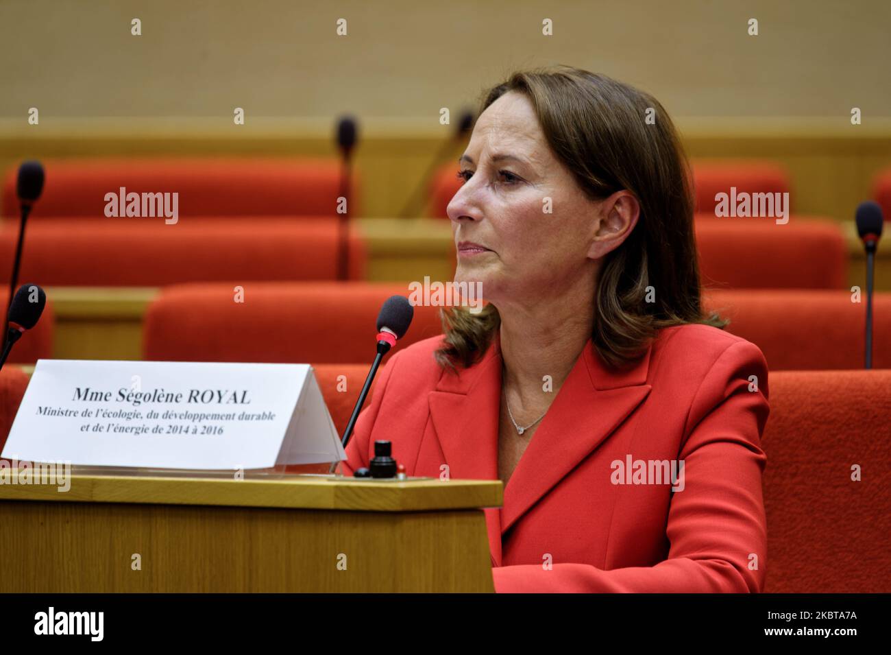 L'ex primo ministro Dominique de Villepin partecipa all'audizione parlamentare sugli accordi di concessione autostradale francesi al Senato francese - 9 luglio 2020, Parigi (Foto di Daniel Pier/NurPhoto) Foto Stock