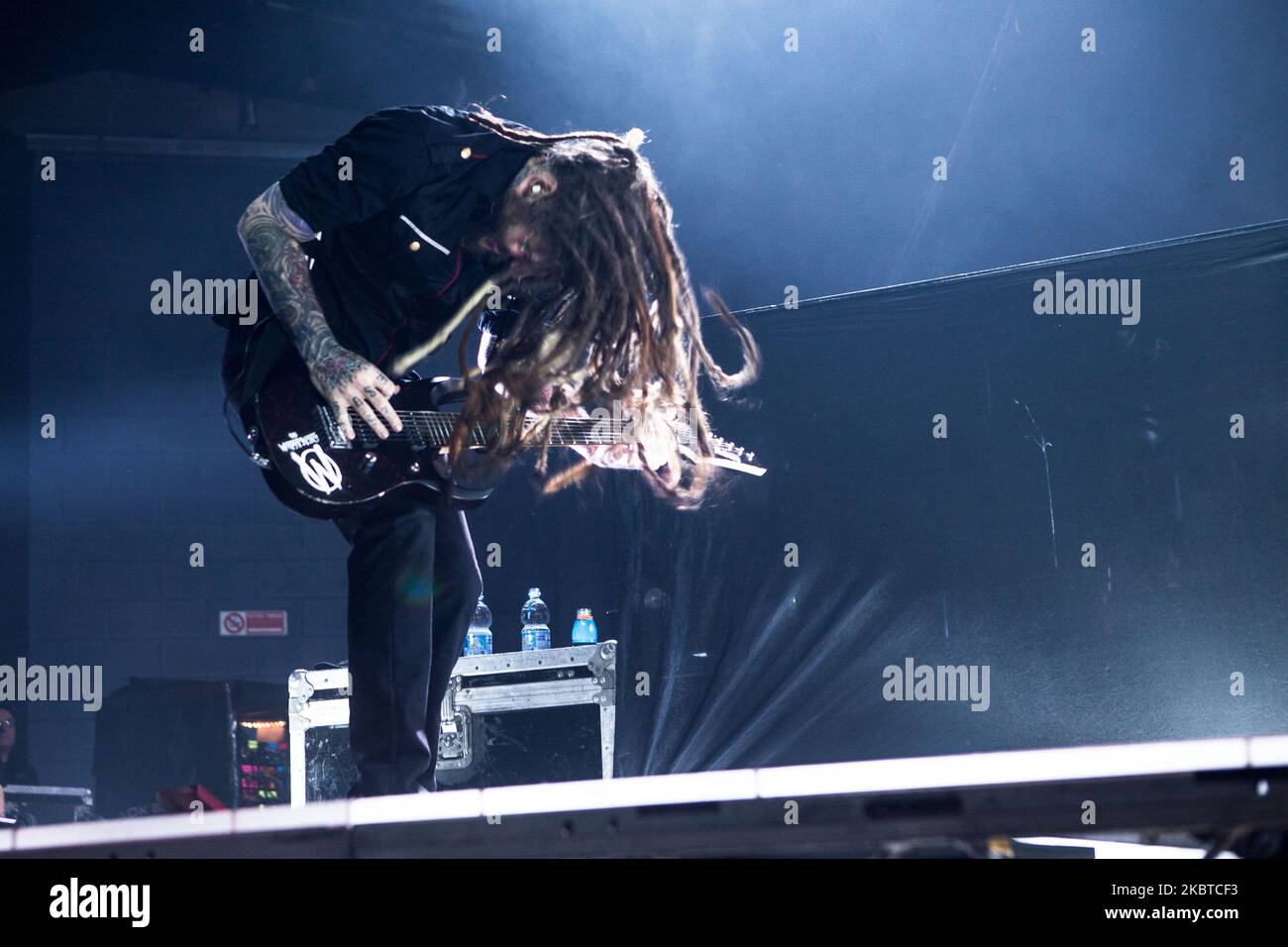 Brian Welch di KORN suona dal vivo ad Alcatraz a Milano il 1 2015 febbraio (Foto di Mairo Cinquetti/NurPhoto) Foto Stock