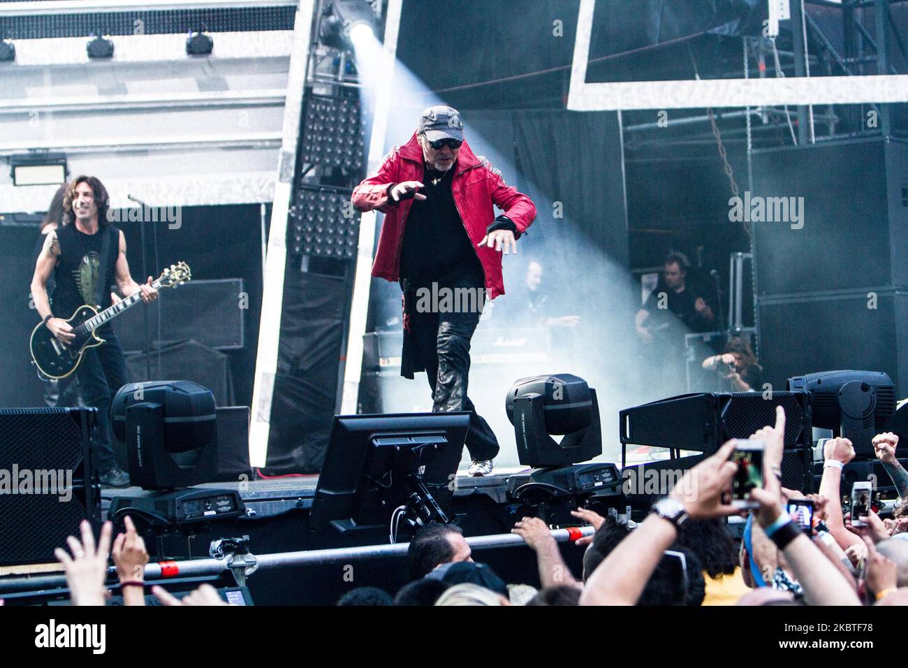 Vasco Rossi suona dal vivo allo Stadio San Siro di Milano il 18 2015 giugno (Foto di Mairo Cinquetti/NurPhoto) Foto Stock