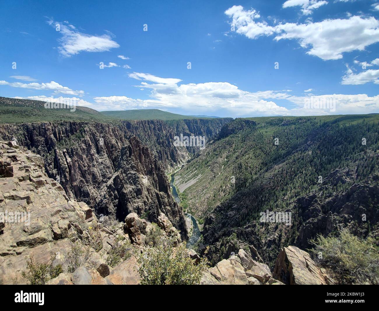 Black Canyon of the Gunnison, Colorado US, il 10 luglio 2020. (Foto di Karla Ann Cote/NurPhoto) Foto Stock