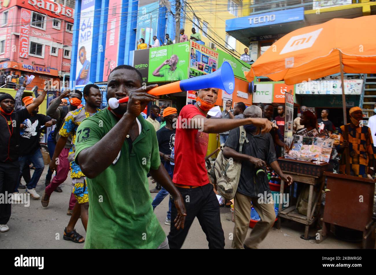 (Foto di Olukayode Jaiyeola/NurPhoto) Foto Stock