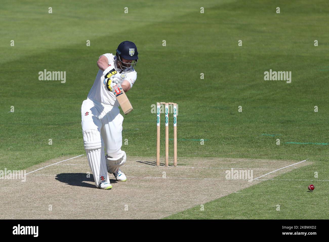 Durante la partita del Bob Willis Trophy tra il Durham County Cricket Club e il Lancashire a Emirates Riverside, Chester le Street, sabato 8th agosto 2020. (Foto di Mark Fletcher/MI News/NurPhoto) Foto Stock