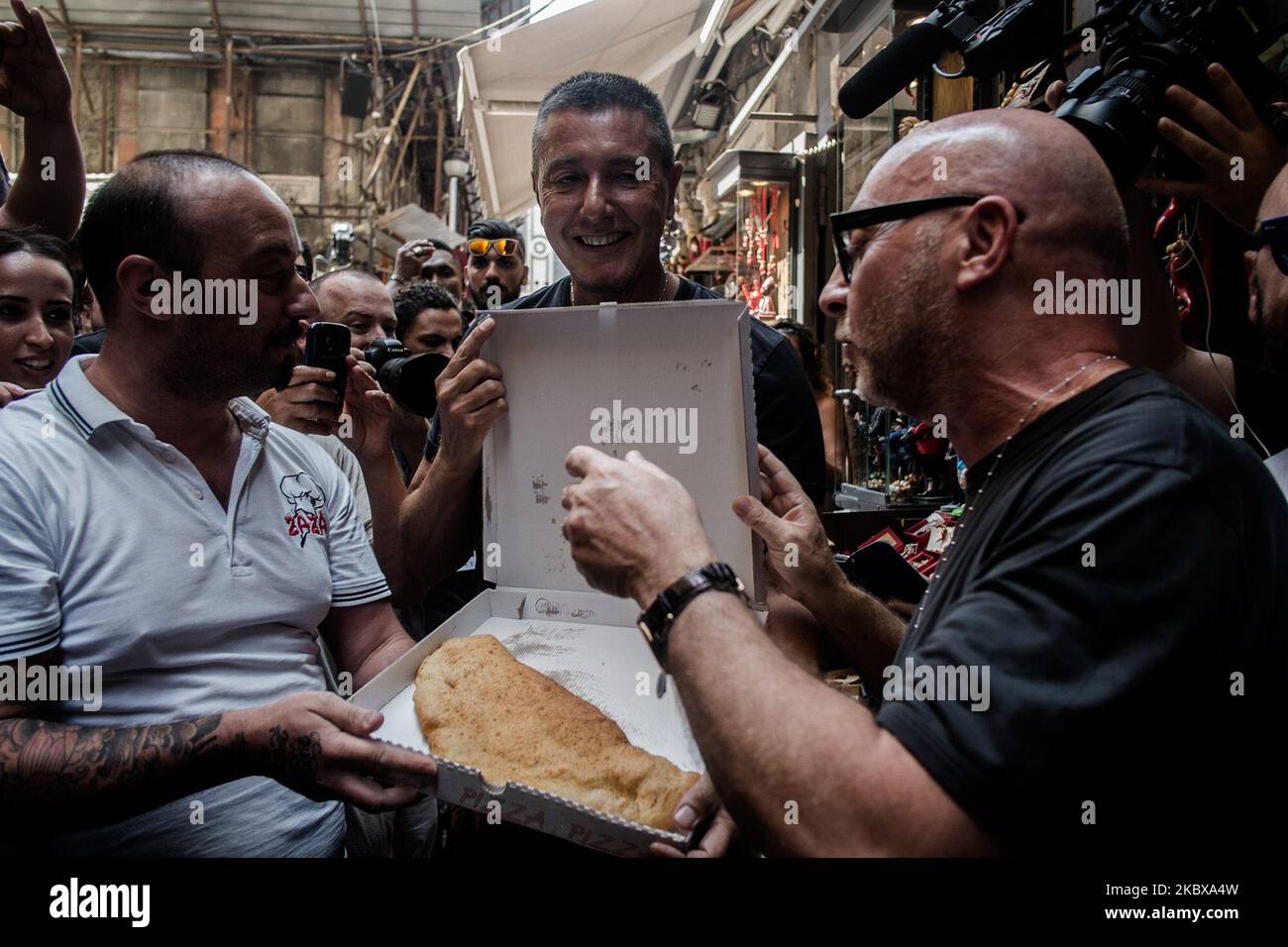 Lo stilista Domenico Dolce & Stefano Gabbana a Napoli, Italia 07 luglio 2016 (Foto di Paolo Manzo/NurPhoto) Foto Stock