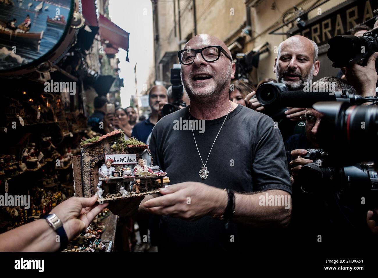 Lo stilista Domenico Dolce & Stefano Gabbana a Napoli, Italia 07 luglio 2016 (Foto di Paolo Manzo/NurPhoto) Foto Stock