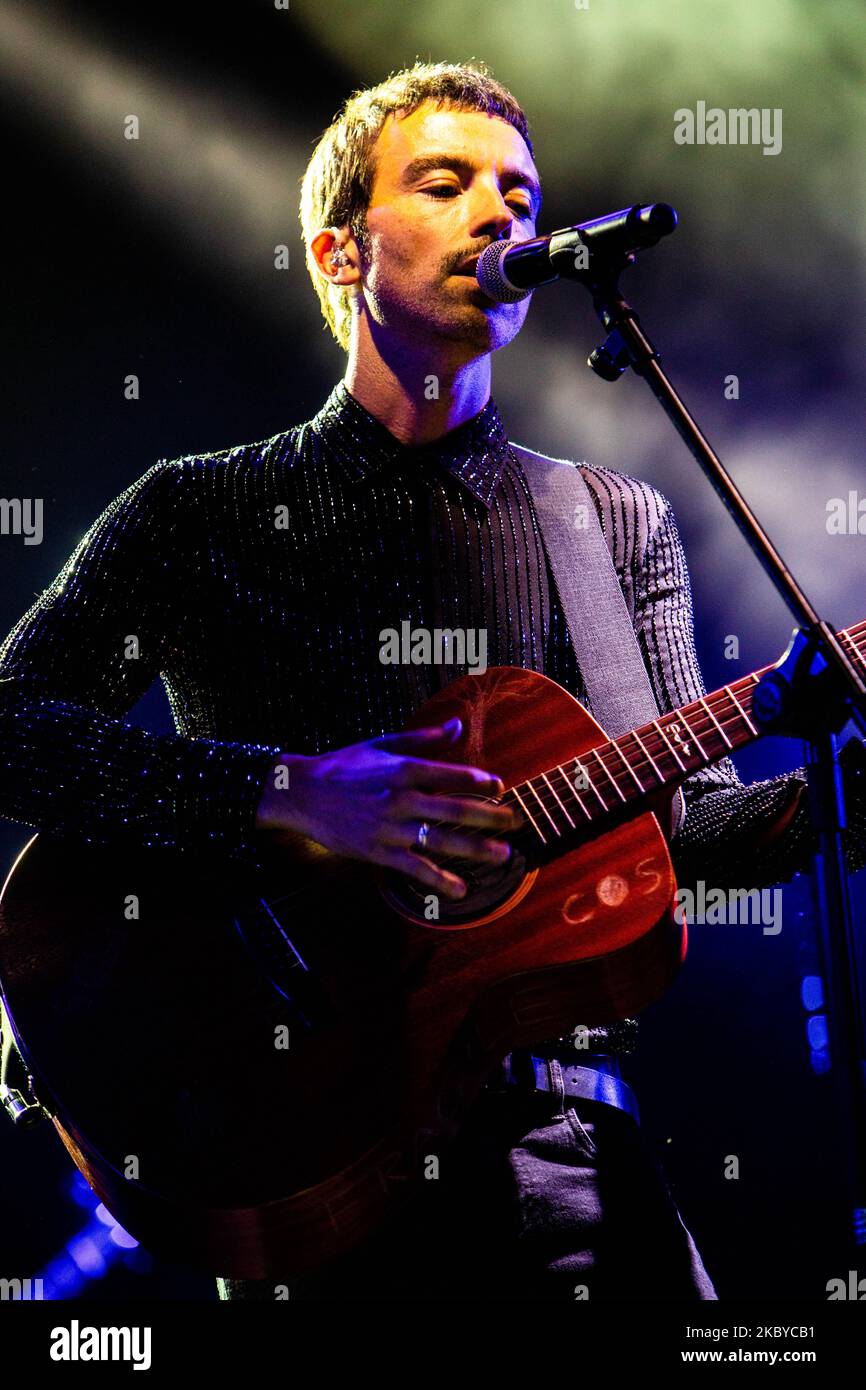 Diodato, vincitore del Sanremo Festival 2020, si esibisce dal vivo al Castello Sforzesco di Milano il 07 2020 settembre (Foto di Mairo Cinquetti/NurPhoto) Foto Stock