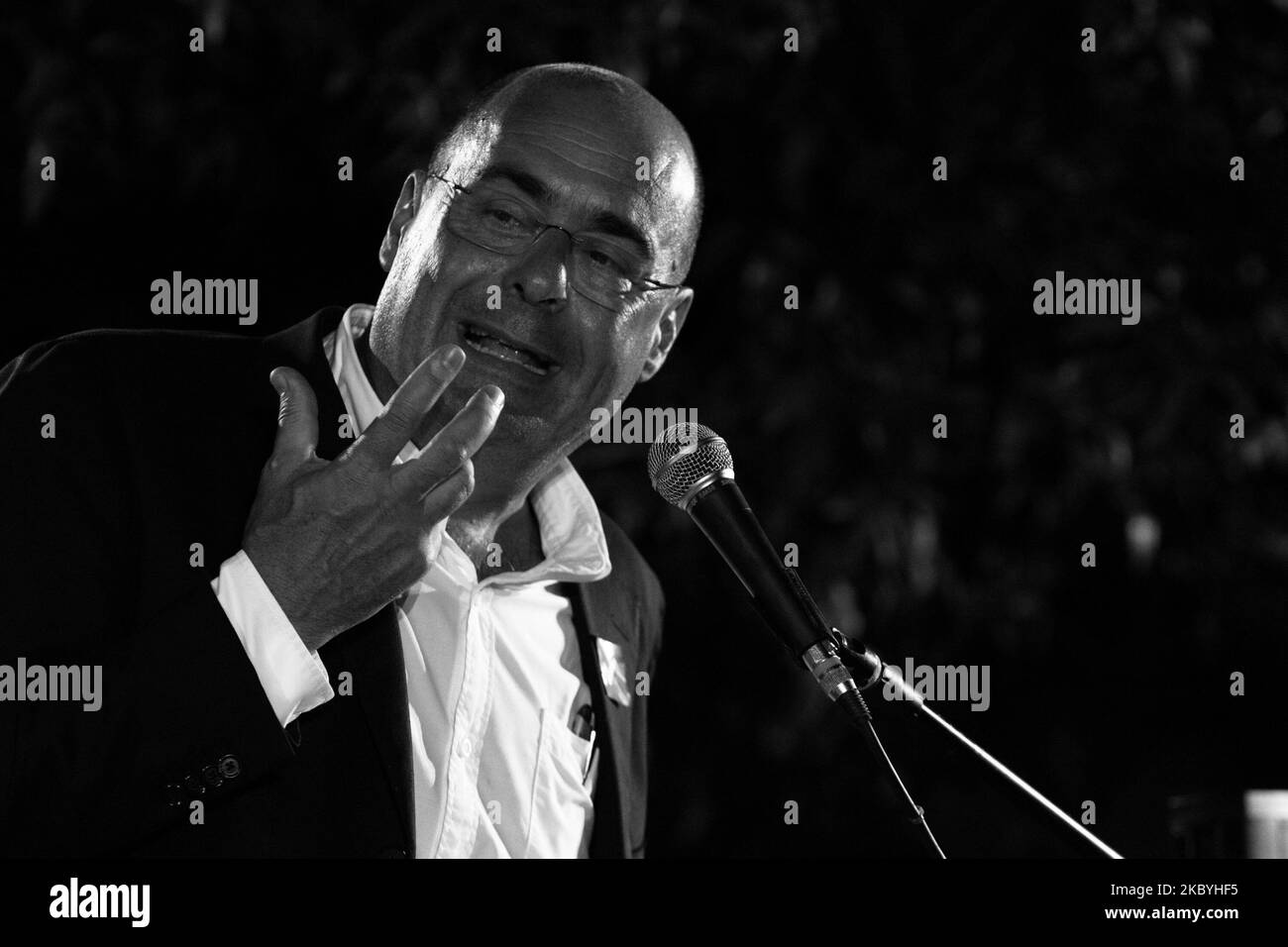 Visita del Segretario Nazionale del Partito democratico Nicola Zingaretti per la campagna elettorale a Napoli, Italia, il 10 settembre 2020 (Foto di Paolo Manzo/NurPhoto) Foto Stock