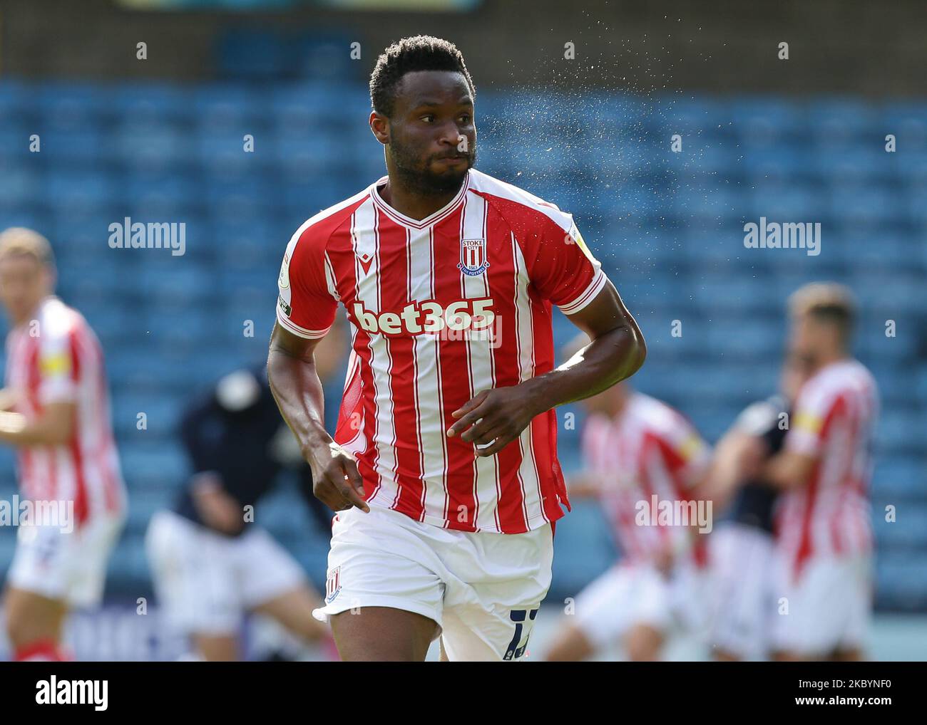 John OBI Mikel di Stoke City durante la partita del campionato Sky Bet tra Millwall e Stoke City al Den, Londra, Inghilterra, il 12 settembre 2020. (Foto di Jacques Feeney/MI News/NurPhoto) Foto Stock