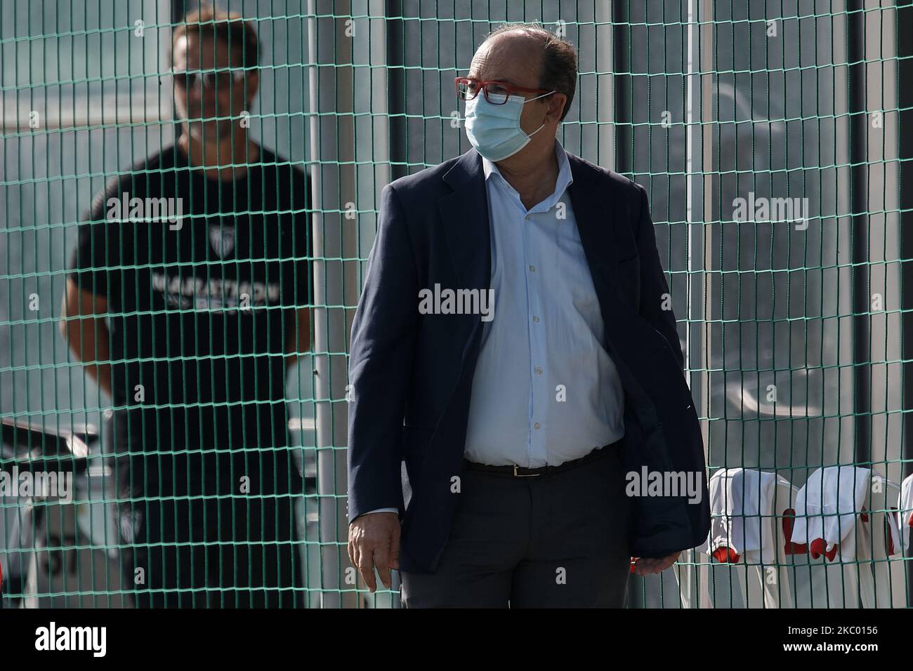 Jose Castro Carmona presidente di Siviglia prima della partita amichevole pre-stagione tra Siviglia CF e UD Levante alla Pinatar Arena il 15 settembre 2020 a Murcia, Spagna. (Foto di Jose Breton/Pics Action/NurPhoto) Foto Stock