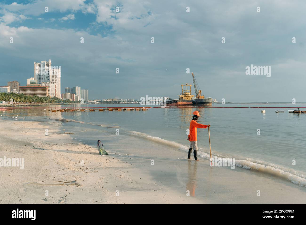 Ha aperto una porzione riabilitata della baia di manila immagini e