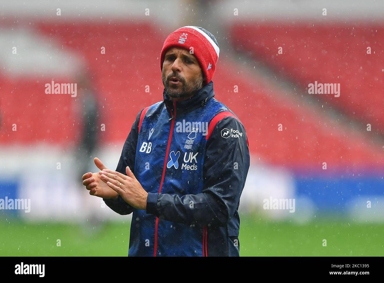 Bruno Baltazar durante la partita del Campionato Sky Bet tra Nottingham Forest e Bristol City al City Ground di Nottingham sabato 3rd ottobre 2020. (Foto di Jon Hobley/MI News/NurPhoto) Foto Stock