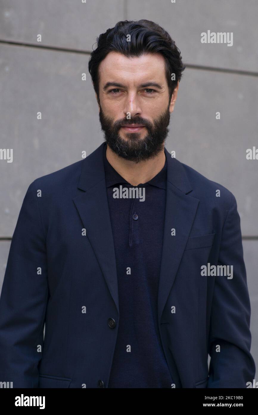 L'attore Javier Rey annuncia i film spagnoli candidati ai premi Oscar il 06 ottobre 2020 a Madrid, Spagna. (Foto di Oscar Gonzalez/NurPhoto) Foto Stock
