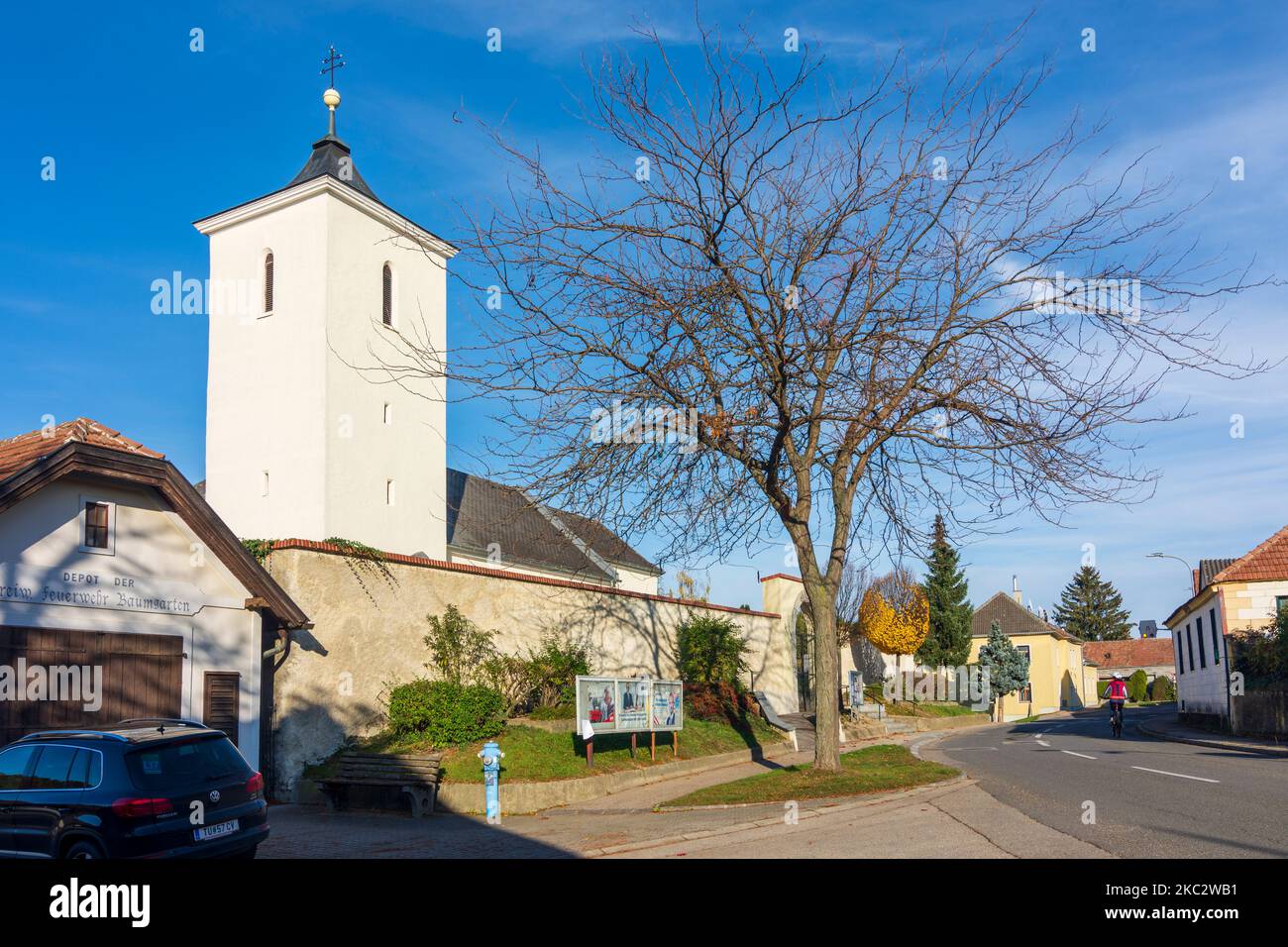 Judenau-Baumgarten: chiesa Baumgarten a Wienerwald, boschi di Vienna, Niederösterreich, bassa Austria, Austria Foto Stock