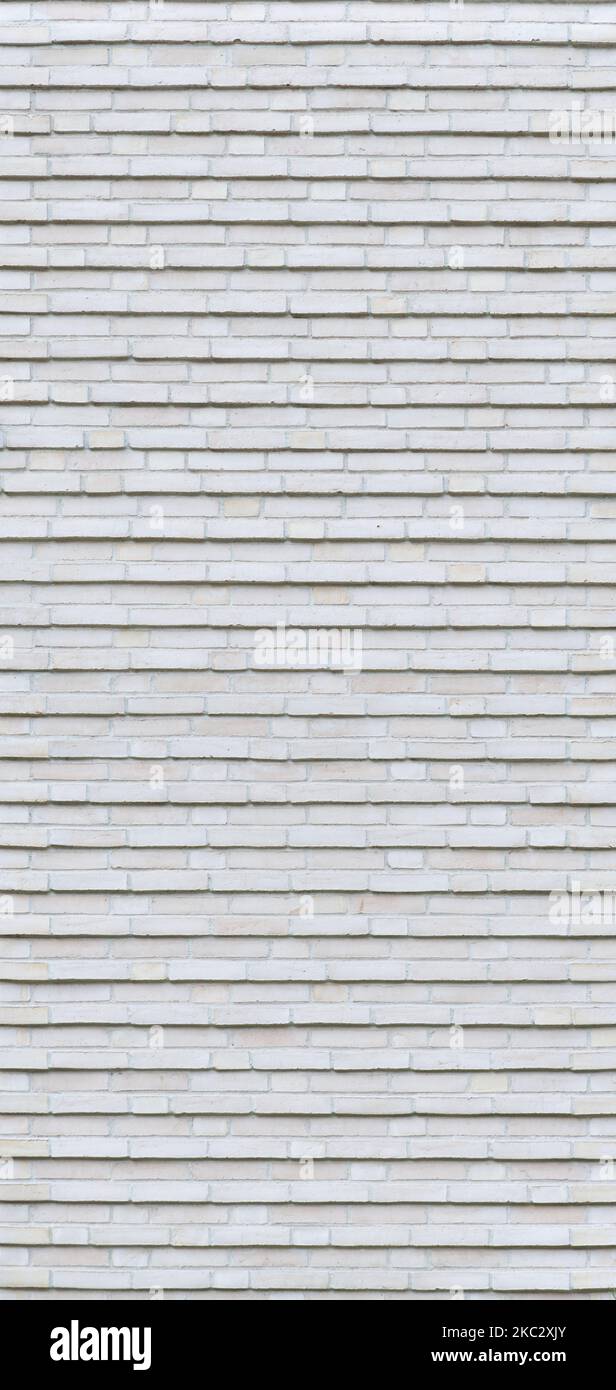 Grungy Brick Wall Texture. Marrone Vecchio edificio bianco mattoni Foto Stock