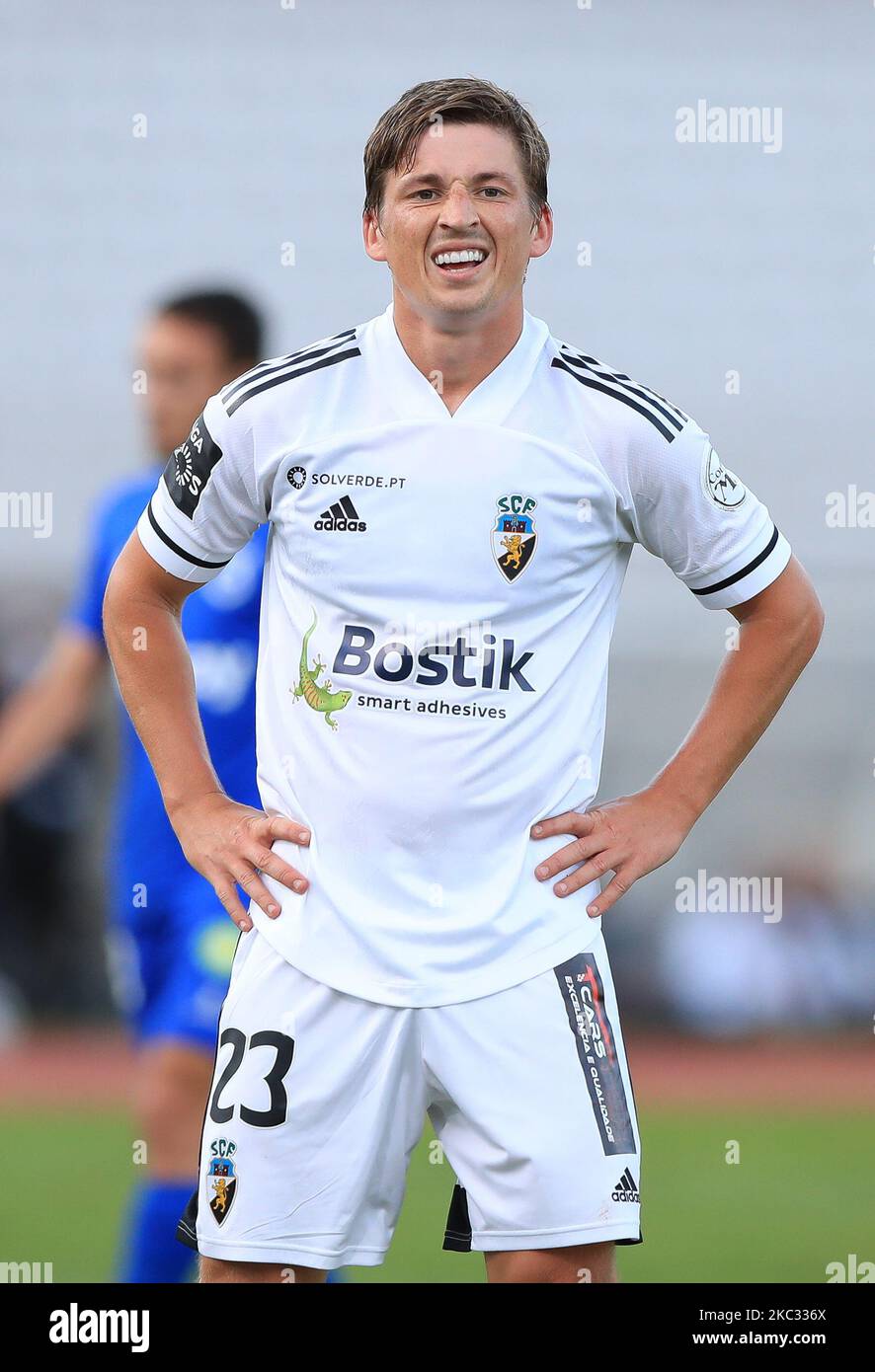 Raya Galli di SC Farense durante la partita di Liga NOS tra Belenenses SAD e SC Farense a Estadio Nacional il 31 ottobre 2020 a Lisbona, Portogallo. (Foto di Paulo Nascimento/NurPhoto) Foto Stock