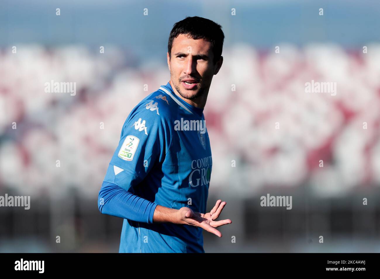 Ryder Matos durante la Serie BKT tra Cittadella ed Empoli allo Stadio Pier Cesare Tombolato il 21 novembre 2020 a Cittadella. (Foto di Emmanuele Ciancaglini/NurPhoto) Foto Stock