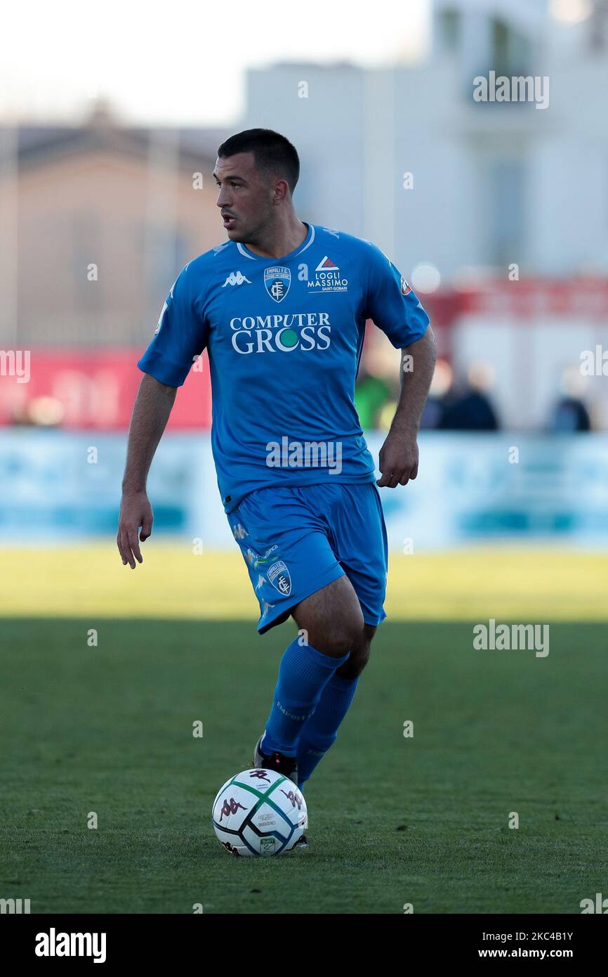 Marco Olivieri durante la Serie BKT tra Cittadella ed Empoli allo Stadio Pier Cesare Tombolato il 21 novembre 2020 a Cittadella. (Foto di Emmanuele Ciancaglini/NurPhoto) Foto Stock