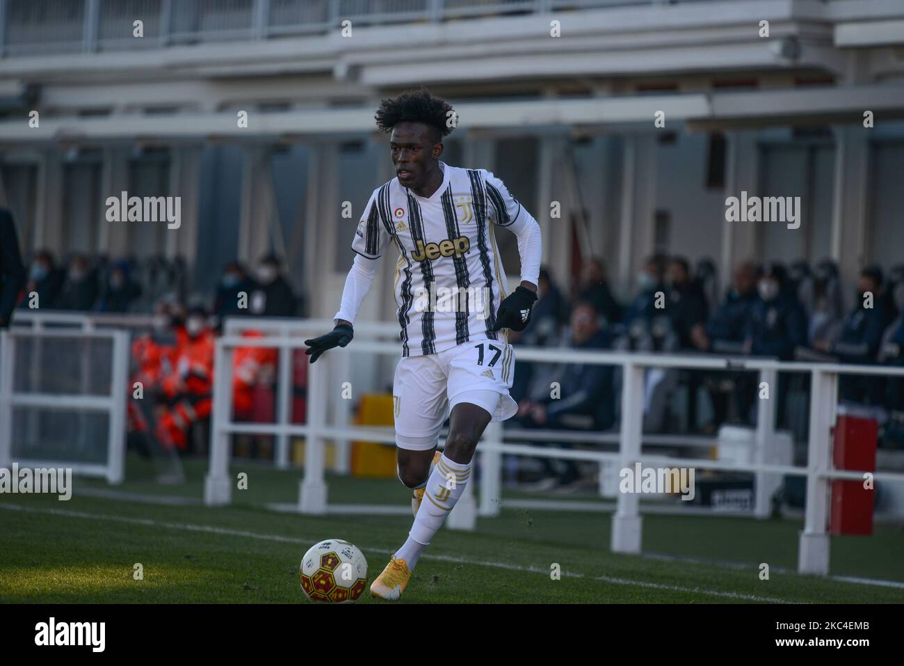 Felix Correia della Juventus U23 durante la partita di Serie C tra Juventus U23 e Pistoiese allo Stadio Giuseppe Moccagatta il 22,2020 novembre ad Alessandria (Foto di Alberto Gandolfo/NurPhoto) Foto Stock