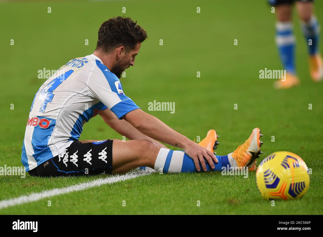 Dries Mertens della SSC Napoli durante la Serie A match tra SSC Napoli e AC Milan allo Stadio San Paolo Napoli Italia il 29 novembre 2020. (Foto di Franco Romano/NurPhoto) Foto Stock